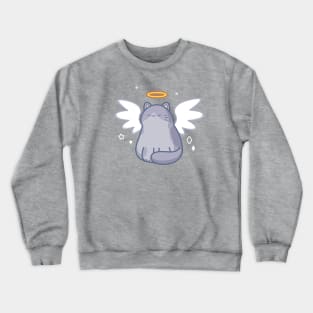 Angelic Cat Crewneck Sweatshirt